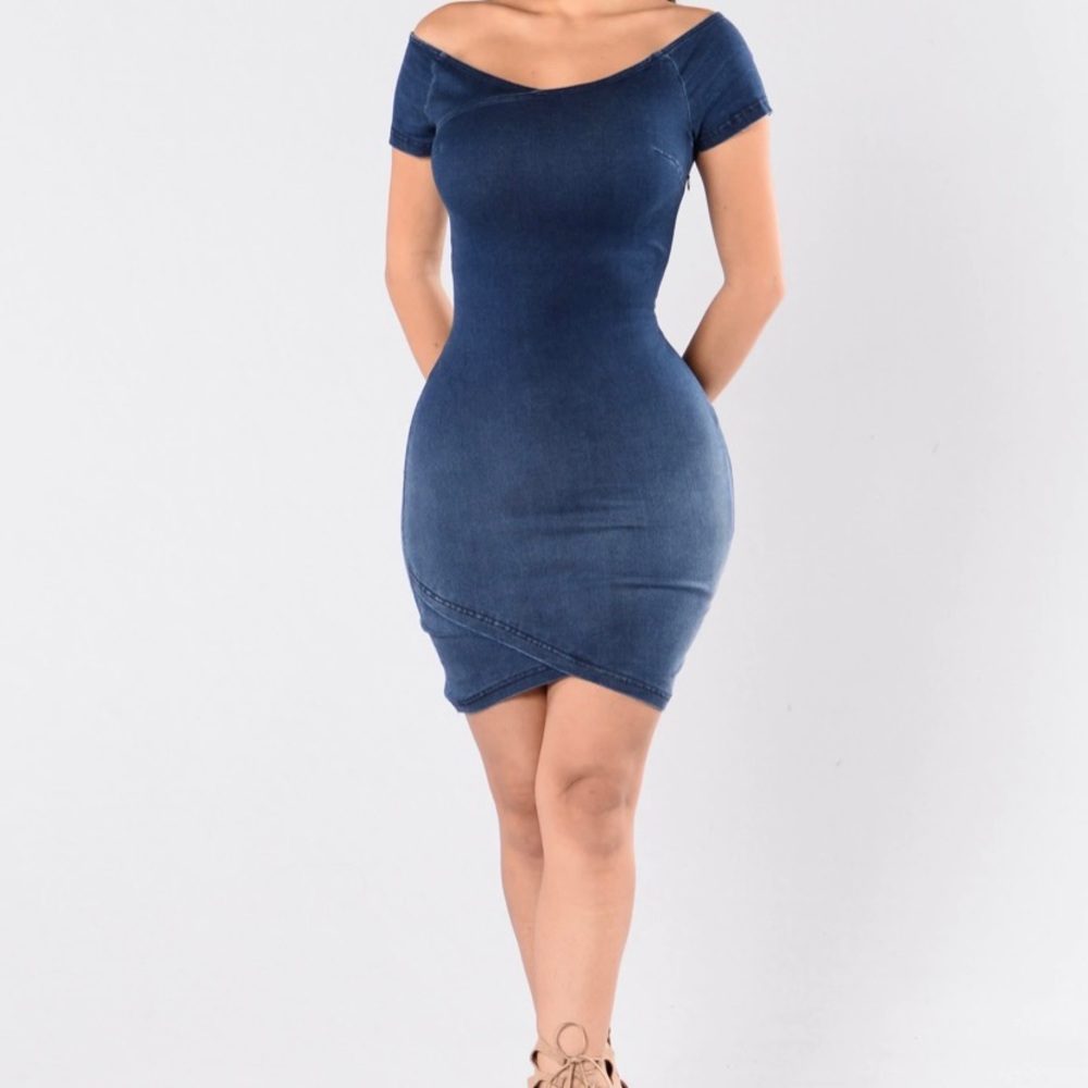 Mini jean dress - size Small